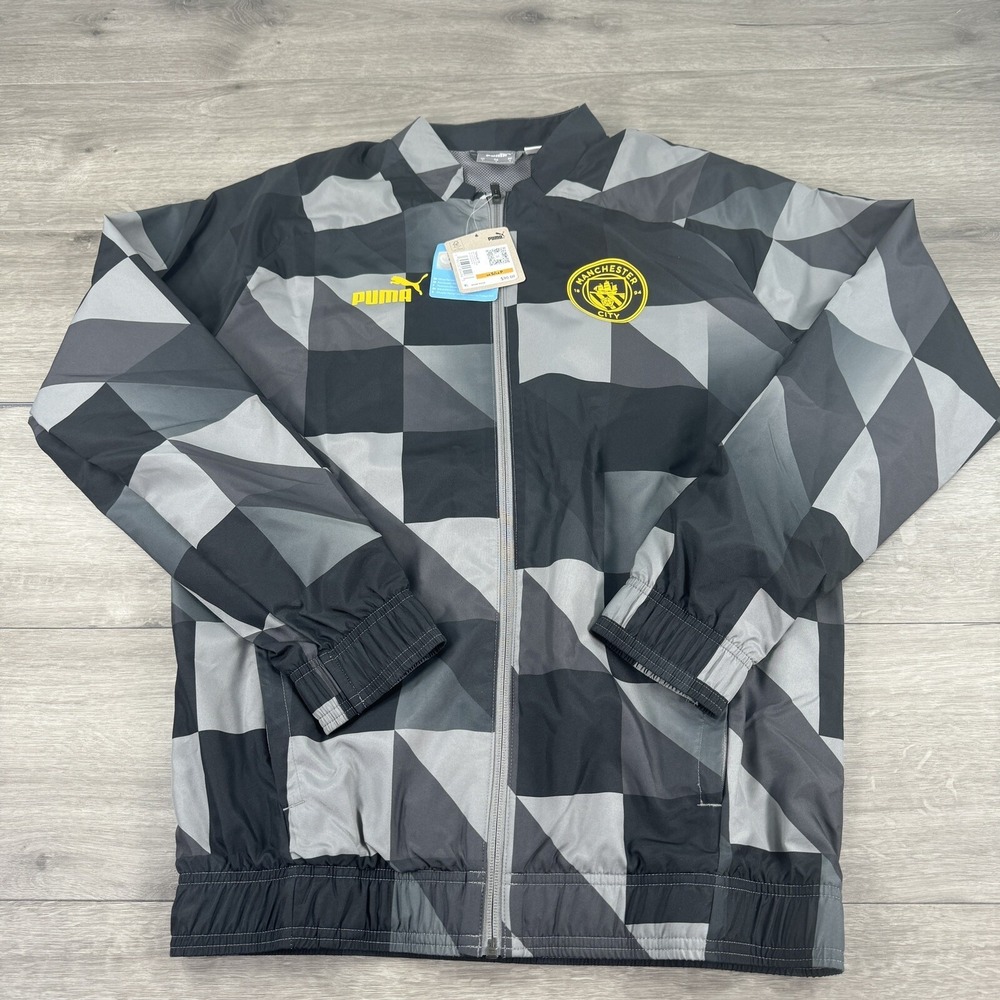 New Puma Manchester City Jacket 2022-23 Pre-Match 769468 15 Mens Size Small NWT